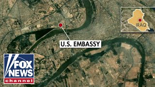 US embassy in Iraq under mortar attack [upl. by Modern]