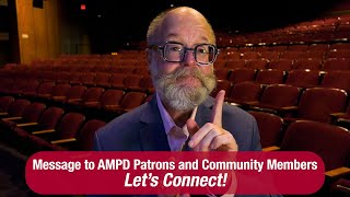 Message to AMPD patrons and Community Members Let’s Connect [upl. by Shirleen]