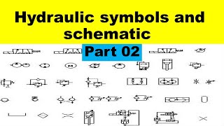 Hydraulic Symbols and Schematic For Beginners  How to Read Hydraulic Drawing Part 02 [upl. by Eelibuj]