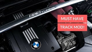 BMW E90 STRUT BAR INSTAL NEW MOD ECS [upl. by Wun]