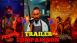 Benz VS Kanguva VS Pushpa 2 Movie Trailer Comparison 🔥🥵 movie [upl. by Lacy]