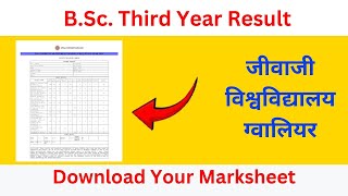 BSc ThirdFinal Year Result 29062024 मार्कशीट डाउनलोड करें [upl. by Arda195]