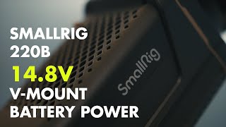 Smallrig 220B Powered by 148v VMount Battery [upl. by Ivette]