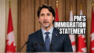 Canadas Prime Minister Speaks Out on Immigration Crisis Today [upl. by Mima]