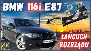 Silnik N43  Wymiana Łańcucha Rozrządu  BMW E87 116i [upl. by Anaitsirc]