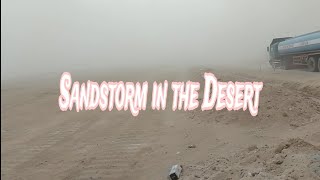 Live Sandstorm in the Desert Area [upl. by Wun]