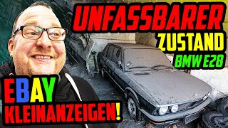 Ein ECHTER GLÜCKSGRIFF  BMW E28 520i  Wir bringen ihn zum laufen [upl. by Keir962]