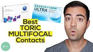 Best Contact Lenses for Astigmatism and Presbyopia  Best Toric Multifocal Contacts [upl. by Eenehs]