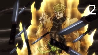 DIO Fight AMV Best Stardust Crusaders BGMs [upl. by Eetnwahs]