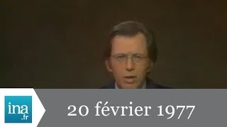 Jt Antenne 2 20h 20 février 1977  Archive INA [upl. by Annor]