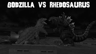 Godzilla vs Rhedosaurus  A Godzilla Fan Animated Battle [upl. by Gottlieb]