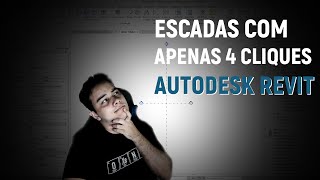 Como Criar Escadas com Poucos Cliques no Autodesk Revit [upl. by Shandeigh]