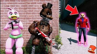 CAN IGNITED FREDDY amp FLOWER CHICA HIDE FROM EVIL VANOSS GTA 5 Mods FNAF RedHatter [upl. by Mateya493]