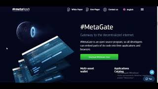 MetaHash ICO RU [upl. by Erine]