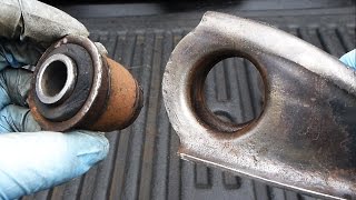 How to Replace Control Arm Bushings EASY [upl. by Cira]