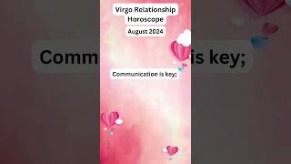 VIRGO  August 2024 Relationship Horoscope What lies in store for your relationships in Aug 24 [upl. by Nahtnoj]