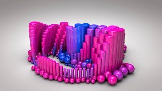 Cinema 4D Motion Graphics Tutorial  Cinema 4D Sound Effector Tutorial [upl. by Netsrejk]