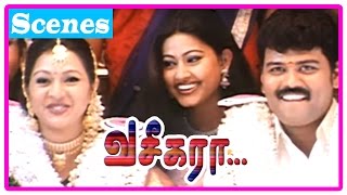 Vaseegara Tamil Movie  Scenes  Gayatri and Sriman get married  Vijay tricks Sneha [upl. by Lenora]