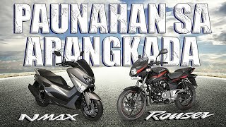 NMAX 155  ROUSER 180  PAUNAHAN SA ARANGKADA  MOTOVLOG [upl. by Eicul]