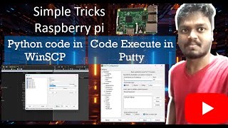 How to write a python code and execute in Raspberry putty terminal  Simple steps explained [upl. by Aztinad]