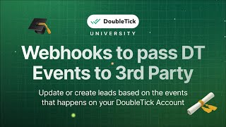 Webhooks to pass DoubleTick Events to 3rd Party  DoubleTick WhatsApp API [upl. by Hnoj]