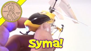 SYMA S107G Metal Series Gyro System Remote Control Helicopter  Red and Yellow  First Flight Test [upl. by Victory]