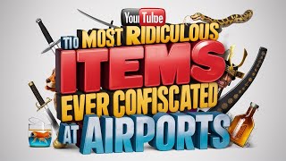 Top 10 Most Ridiculous Items Ever Confiscated at Airports [upl. by Klump]