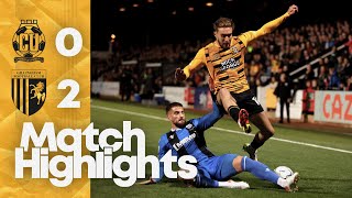 Match Highlights  Cambridge United 02 Gillingham [upl. by Fidellas]