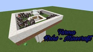 Automatyczna Farma Krów  Krowiarka  Minecraft  SkyBlock [upl. by Ardnuhsor]