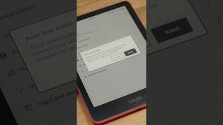 How to factory reset your Kindle Paperwhite kindlepaperwhite shorts [upl. by Leirol]