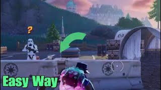 Easily Investigate Imperial Roadblocks in Different Matches  Fortnite Star Wars Quest [upl. by Raffo]