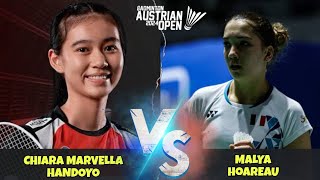 Chiara Marvella Handoyo INA vs Malya Hoereau FRA  Badminton AUSTRIAN OPEN 2024  R16 [upl. by Yesoj655]