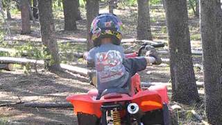 How to start a 50cc ATV [upl. by Ecyar]