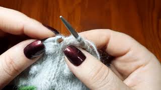 Knitting Tips  How to avoid gaps when knitting bobbles in round [upl. by Amikat874]