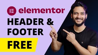 How to Build Headers and Footers Using Elementor for FREE [upl. by Kolodgie]