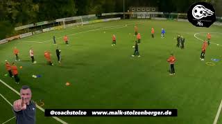 Fussballtraining Warm up Spielchen  Fangen [upl. by Malka874]