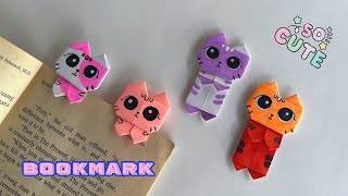 🥰Cute Origami Bookmark 🔖  DIY Paper Bookmark  Craft Ideas diy origamibookmark cutecraft [upl. by Ab]