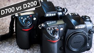 Nikon D200 vs Nikon D700  CCD vs CMOS  A Quick Test [upl. by Dulcle]