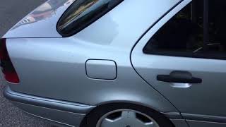 Mercedes w202 c220 cdi straight pipe sound [upl. by Meriel653]