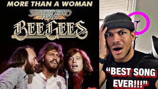 FIRST TIME HEARING Bee Gees  More Than A Woman REACTION [upl. by Sibyls]