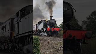 GWR 4555 on the Chinnor Railway gwr4555 smallprairie chinnorrailway chinnor prairietank [upl. by Dinnie]