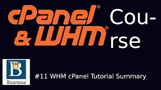 11 Free WHM cPanel tutorial conclusion video [upl. by Langelo]