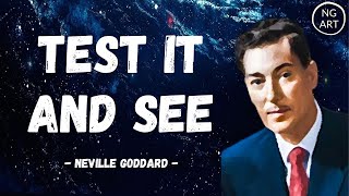 The moment you TEST it You will KNOW  Neville Goddard [upl. by Telrahc]