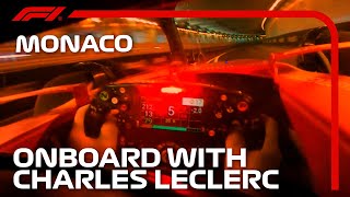 Charles Leclerc  Helmet Cam Lap  2023 Monaco Grand Prix [upl. by Atinar480]