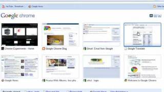 Google Chrome The New Tab page [upl. by Hnamik]
