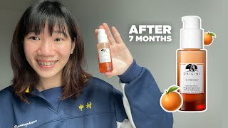 Origins GINZING Into The Glow Brightening Serum REVIEW After 7 Months [upl. by Rechaba92]