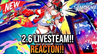 Rappa looks INSANE Honkai Star Rail Version 26 Livestream Reaction [upl. by Song]