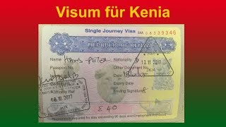 Kenia Info Visum  Pflicht [upl. by Lap]