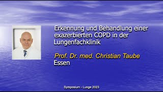 Erkennung und Behandlung einer exazerbierten COPD in der Lungenfachklinik  15 Symposium Lunge [upl. by Nimrahc]