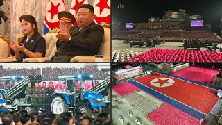 Coreia do Norte organiza desfile paramilitar no aniversário de sua fundação  AFP [upl. by Spenser763]